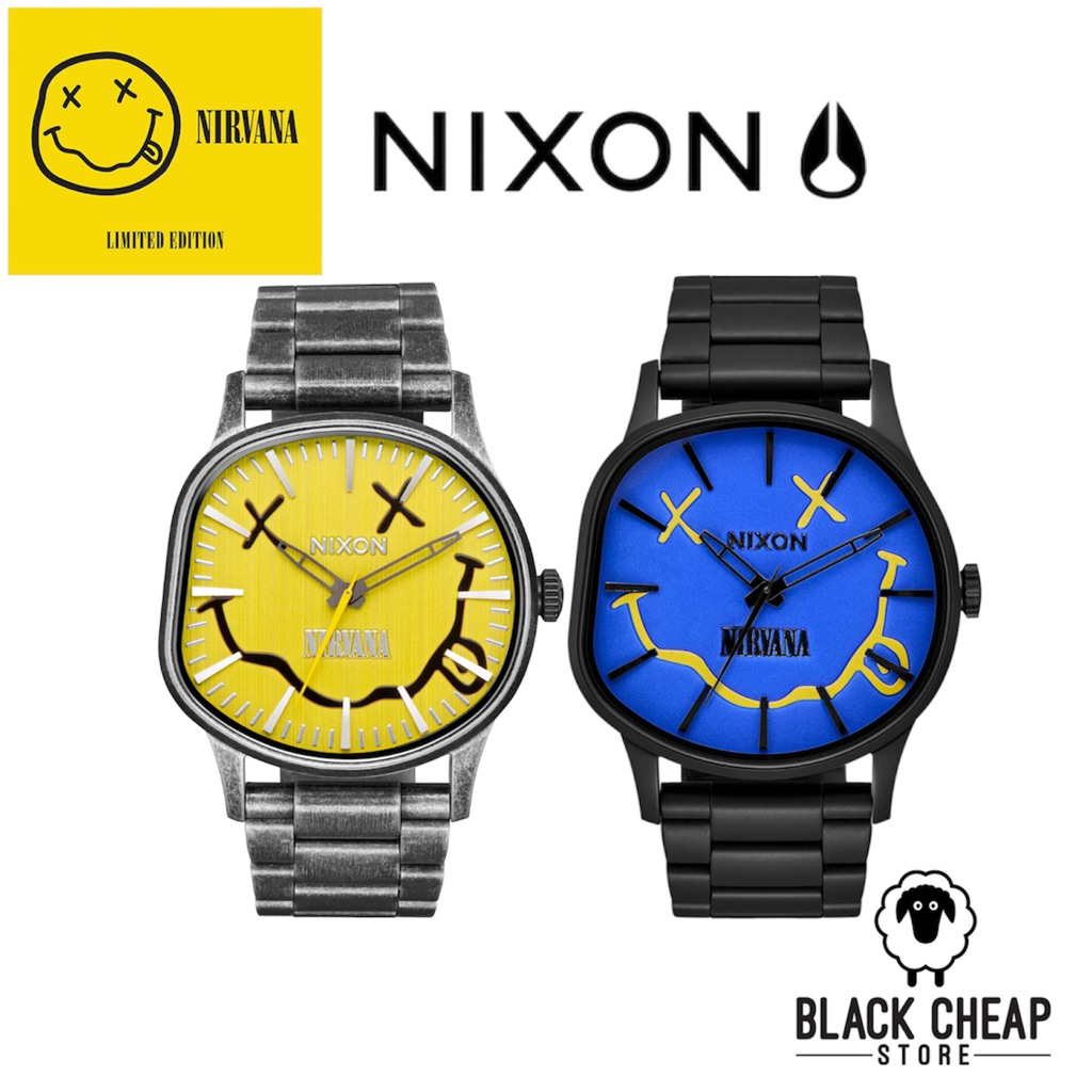 พร้อมส่งทันที (ของแท้ 100%) Nixon x Nirvana Sentry Wobble