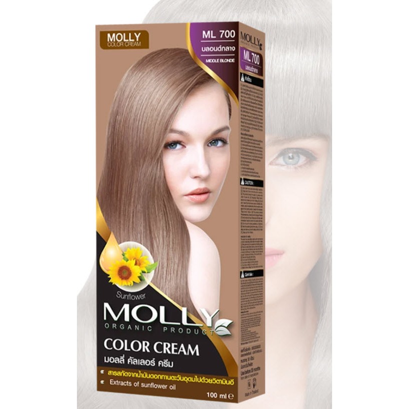 Molly Color Cream ML700 บลอนด์กลาง