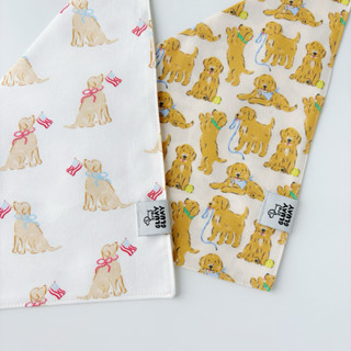 GLUAY GLUAY - ผ้าพันคอหมาแมว ผ้าพันคอสัตว์เลี้ยง - ลายน้องหม…