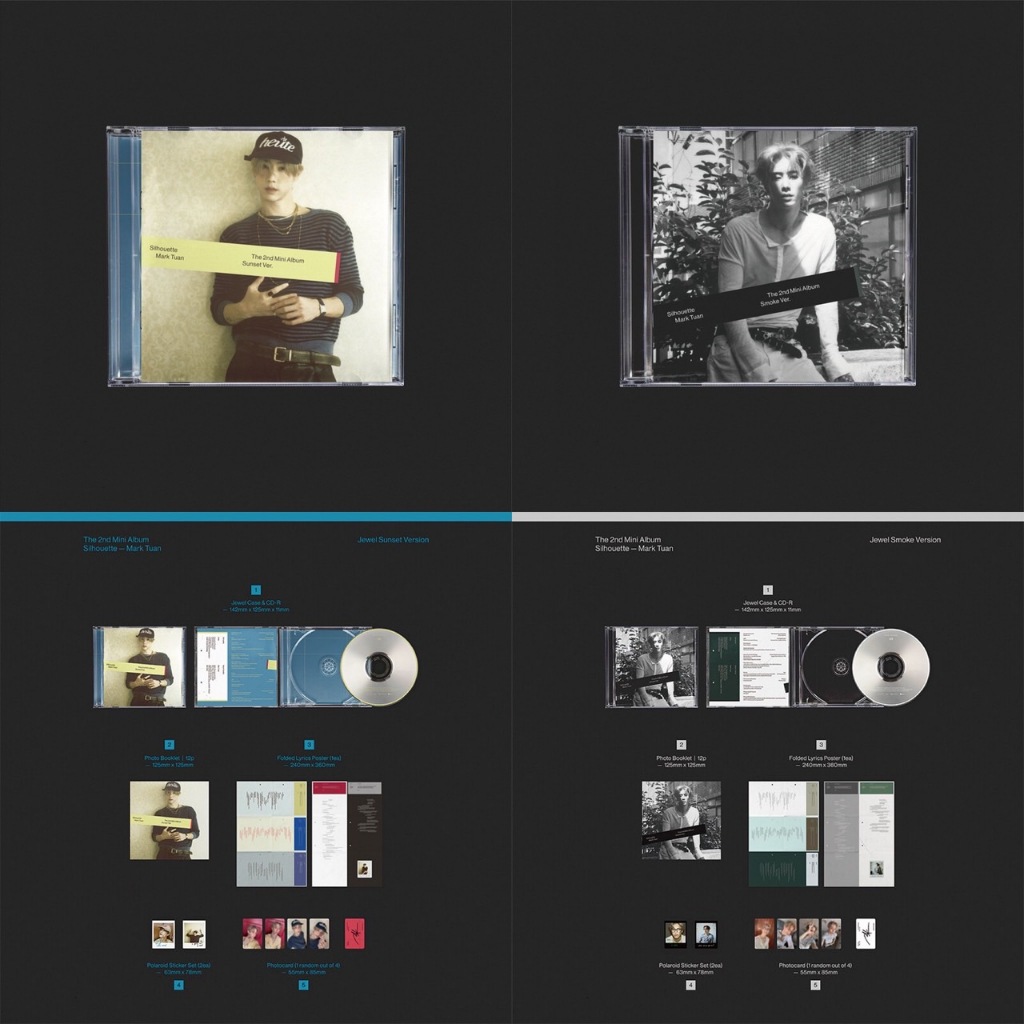 [พรี] อัลบั้ม Mark Tuan - Silhouette แบบJewel VER.