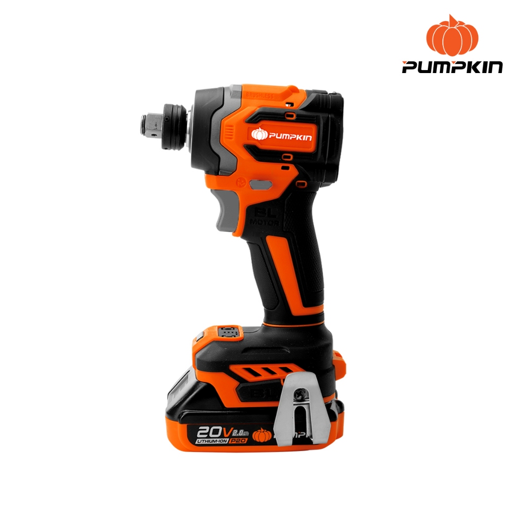 PUMPKIN  สว่านไขควง/บล๊อกกระแทกไร้สาย 2ระบบCompactไร้เเปรงถ่าน20V Li-ion INF-23IDIWCB-202K/50261