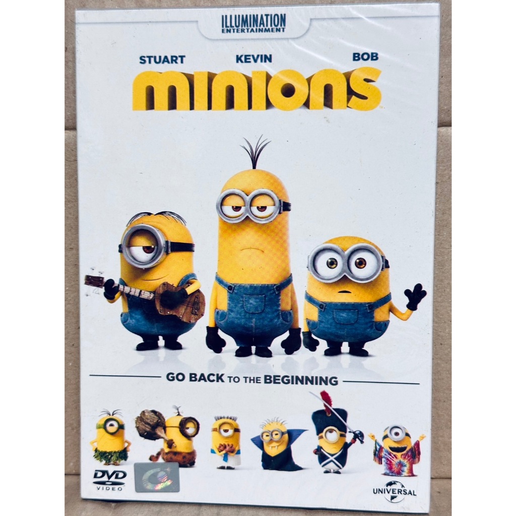 DVD ปกสวม : Minions (2015) มินเนี่ยน " Illumination Entertainment " Animation Cartoon การ์ตูน