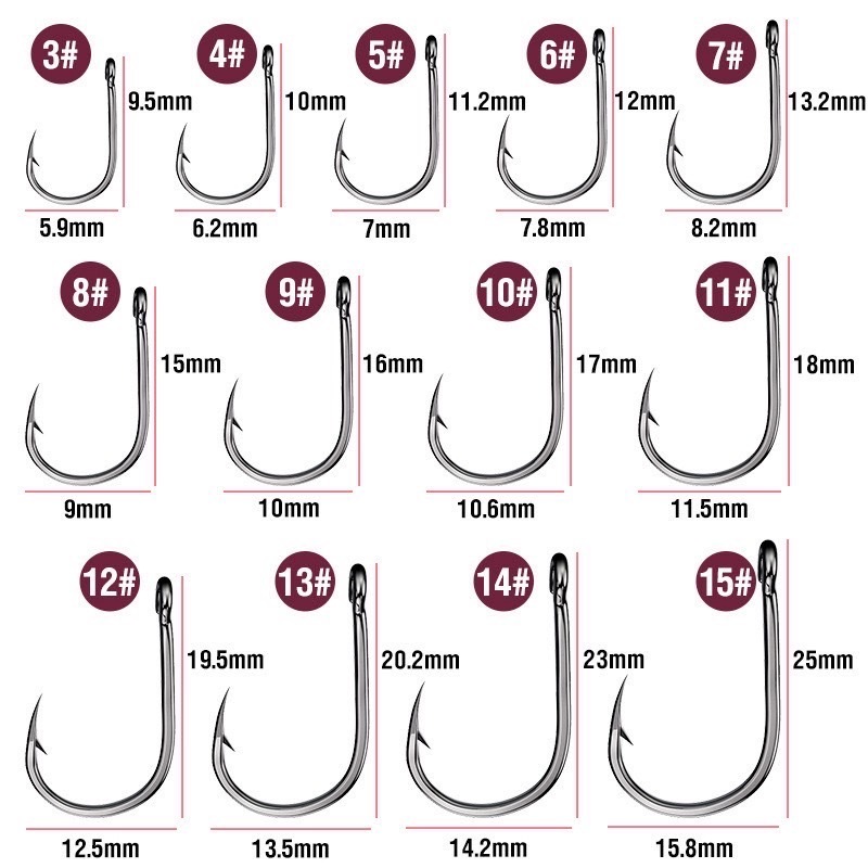 ตะขอเบ็ดทรง อิเซมะ Isema Hook)รุ่น ตูดรู รูปที่ 2