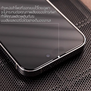 ELELAB ฟิล์มกระจกกันมอง Anti-Spy Privacy เต็มจอ กันรอยขีดข่วน สำหรับ iPhone 15-16 ทุกรุ่น Pro Max/Plus