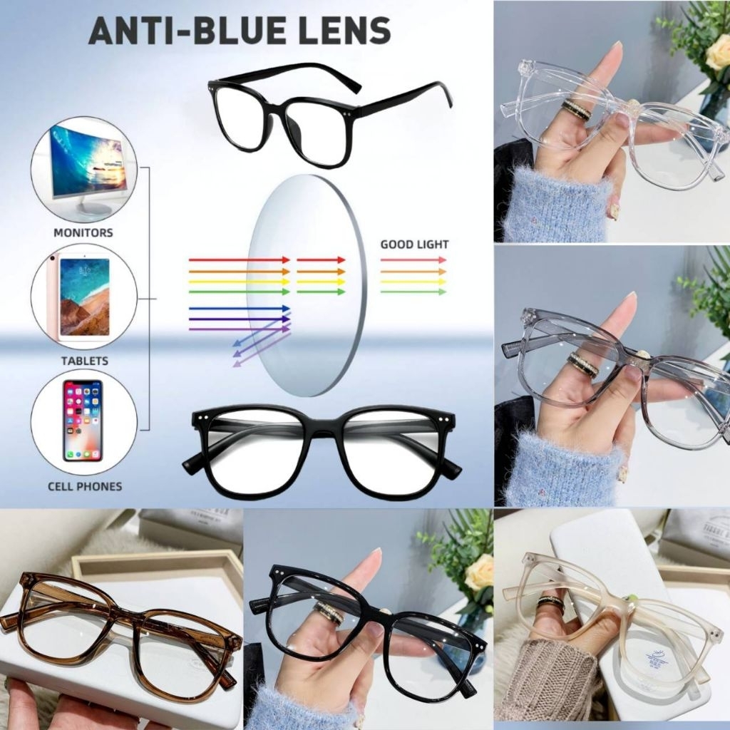 แว่นกรองแสงคอมพิวเตอร์ รุ่น KKJ.Vision เลนส์กรองแสงสีฟ้า Anti-Blue​ ​Light​ ป้องกันแสงจากจอมือถือ/คอม เหมาะสำหรับชายหญิง