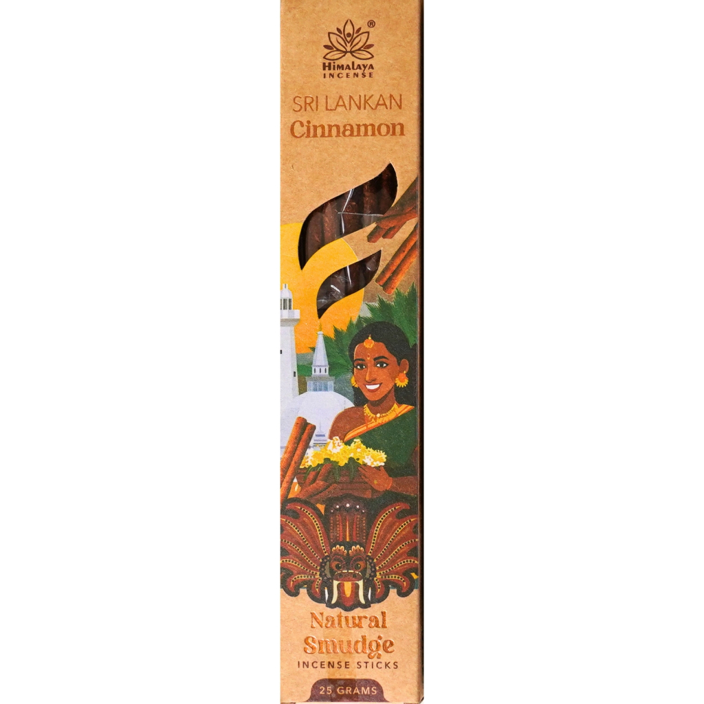 Himalaya Incense | Sri Lankan Cinnamon Natural Smudge Incense Sticks | 25 g