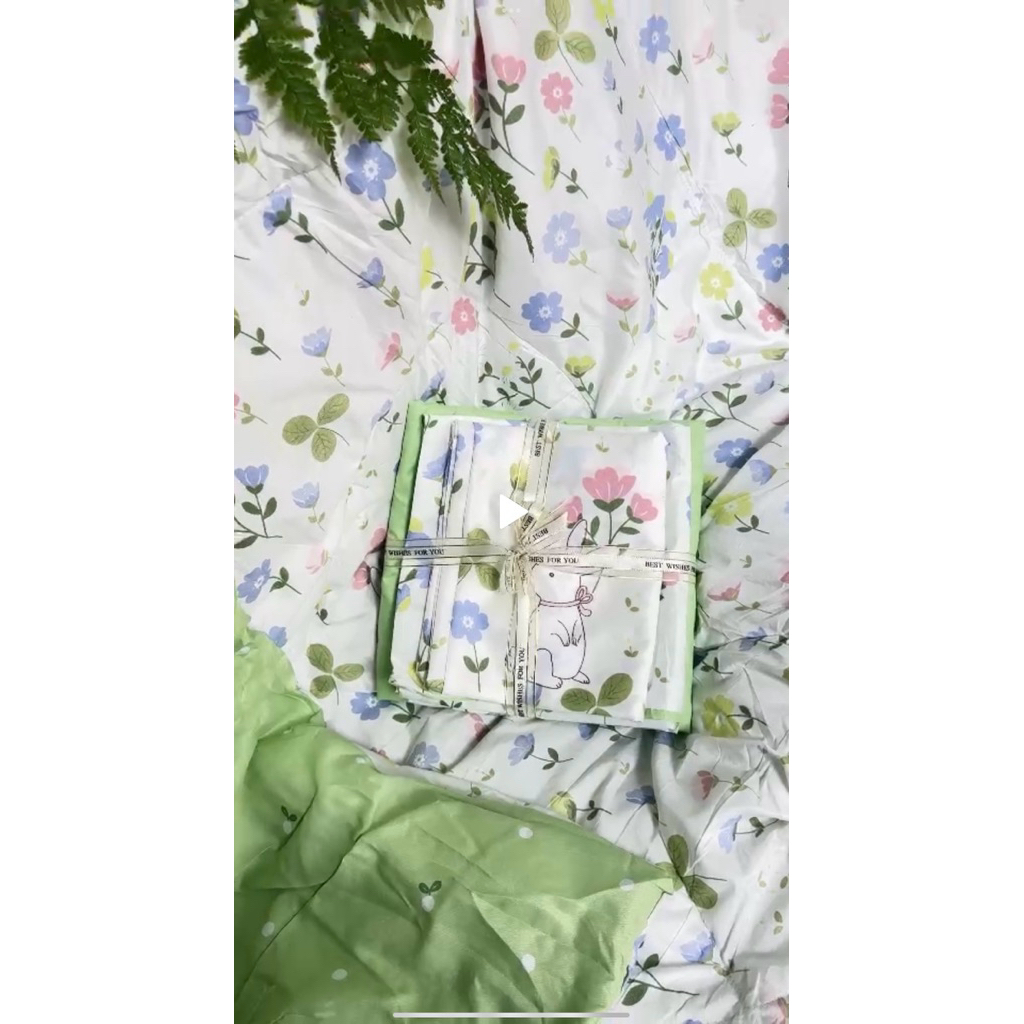 ชุด ผ้าปู ผ้าปูที่นอน ครบชุด ครบเซท 6ชิ้น ลาย ดอก ดอกไม้ ใบไม้ ขนาด ผ้าปู 3.5/ 5/ 6 ฟุต พร้อม ผ้าห่ม ผ้านวม ปลอกหมอน - รูปที่ 5