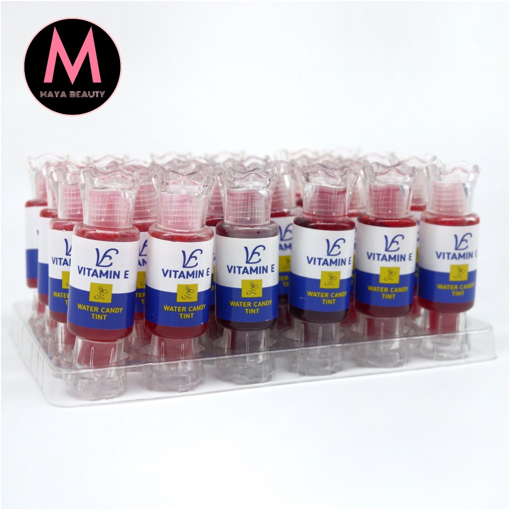 {24แท่ง} Vitamin E Water Candy Lip Tint ลิปทินท์เนื้อน้ำ หลากสีสัน บำรุงริมฝีปาก no.S1939 - รูปที่ 3