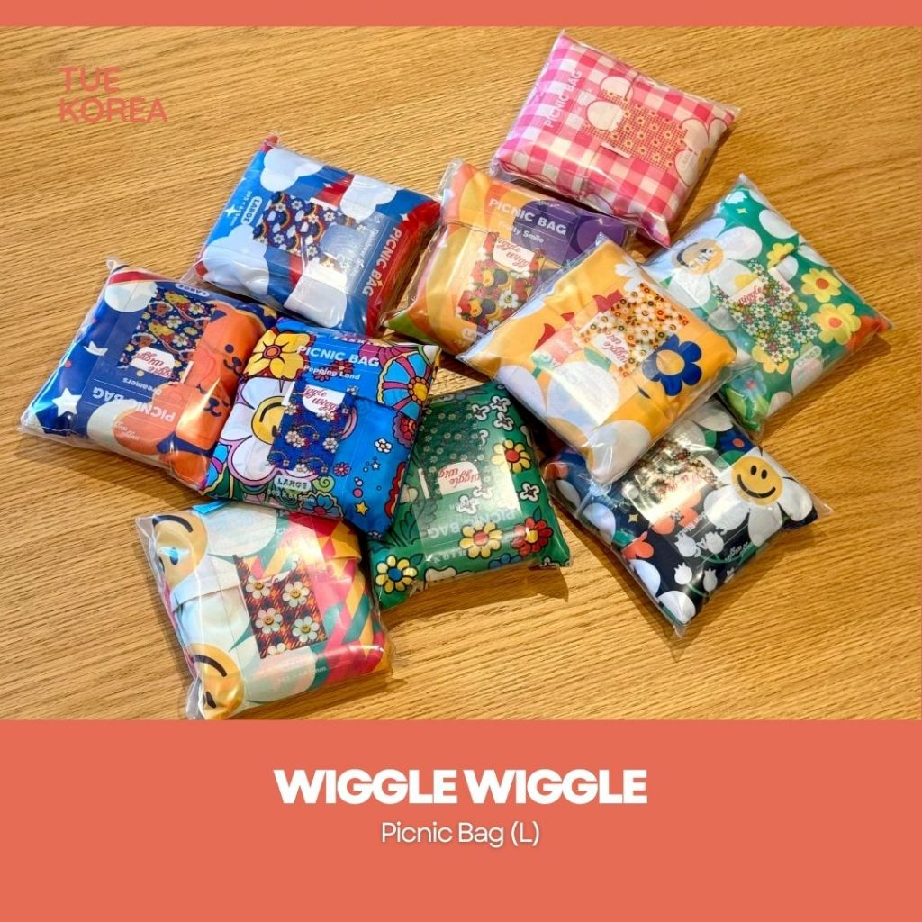 Wiggle Wiggle Picnic bag (L) กระเป๋า shopping ใส่ของจุกๆ!