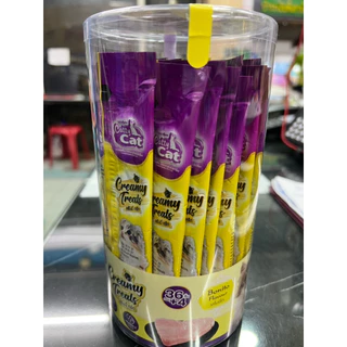 [กระปุก40ซอง] Catty Cat ขนมแมวเลีย 15gx40ซอง