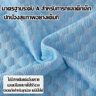 ปลอกหมอนเย็นสบายฤดูร้อน ใยถั่วเหลืองน้ำแข็ง นุ่มลื่น เป็นมิตรกับผิว กันไรฝุ่น ปลอกหมอนผ้าถั่วเหลืองเย็น48x74 ซม.Pillow