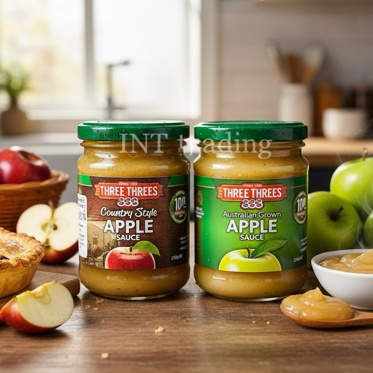 APPLE SAUCE THREE THREES 250 g.แอปเปิ้ลซอส
