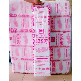 (ชุดละ 2 แพค) โฟม SB 207 แพคละ 100 ชิ้น ถาด ขนาด 11x19x1.7 cm.