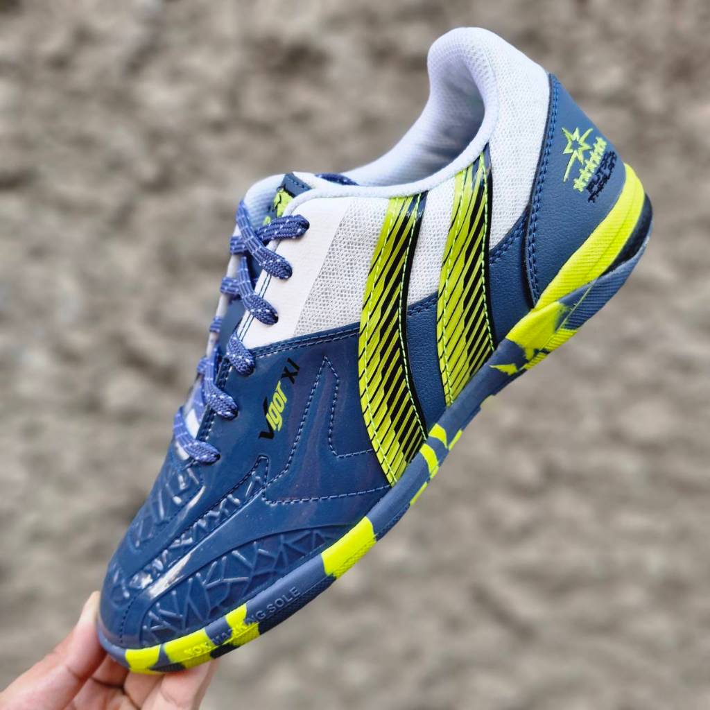 รองเท้าฟุตซอลแพน VIGOR XI Microfiber PF-14R2(EY) ของแท้ 100% จากแบรนด์ #พร้อมส่ง