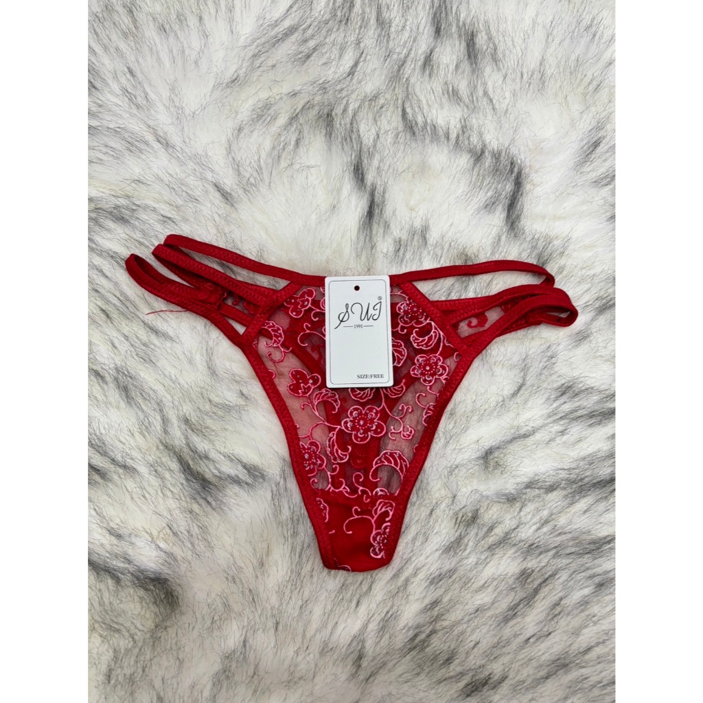 SUI กางเกงชั้นในจีสตริง (25006) Thong panties สำหรับผู้หญิง เซ็กซี่ ใส่สบายมาก ผ้านุ่ม ไร้รอยต่อ ลื่น ลูกไม้ พร้อมส่ง