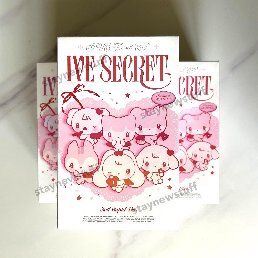 [พร้อมส่ง💘] อัลบั้มไม่แกะ IVE : Ive Secret [Evil cupid ver.]