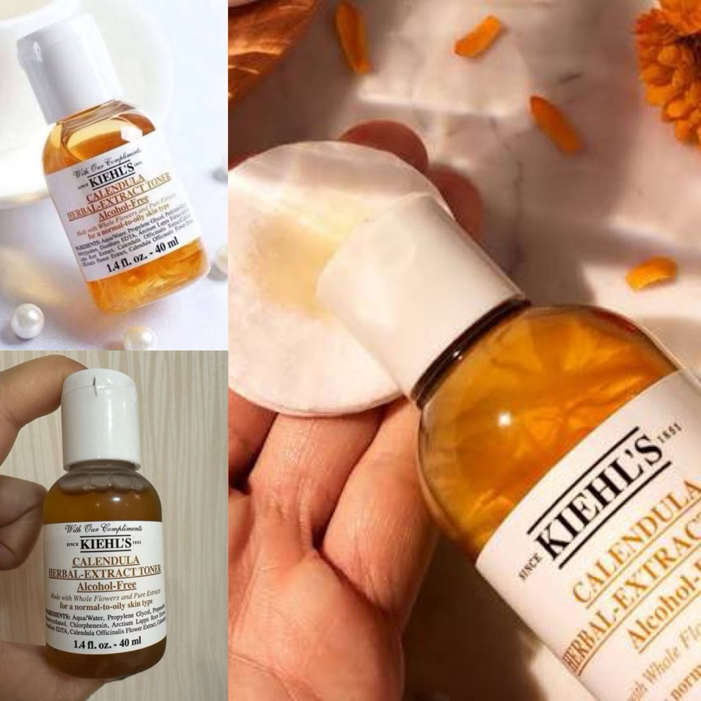 🩵 KIEHL'S 🩵 KIEHL'S CALENDULA HERBAL TONER 40 ml 🔥 ของใหม่ยังไม่เคยแกะใช้ ของแท้ 💯 มีป้ายไทย