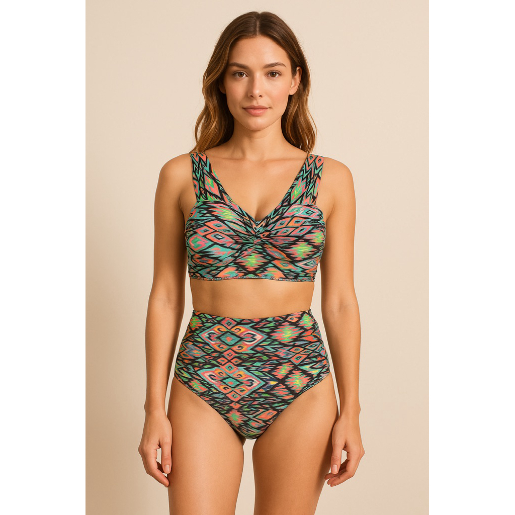 Purli bikini ชุดว่ายน้ำ เซต2 ชิ้น สวย ตรงปก #BKN270