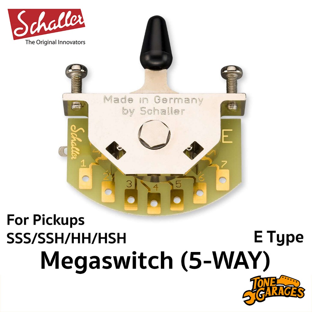 Schaller Megaswitch Type "E" (5-WAY) guitar and bass  Made in Germany