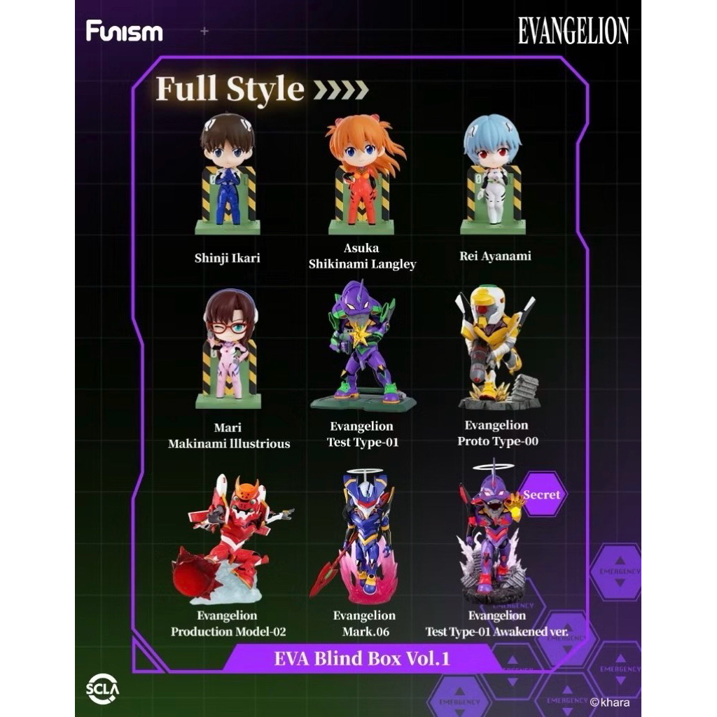 [ สุ่ม] Funism Evangelion Vol.1  Blindbox