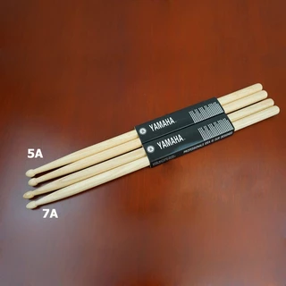 Yamaha​5A/7A ไม้กลอง​​ ไม้กลอง ไม้เมเปิ้ล แพ็ค1 คู่ Drum stick สำหรับห้องซ้อม นักเรียน