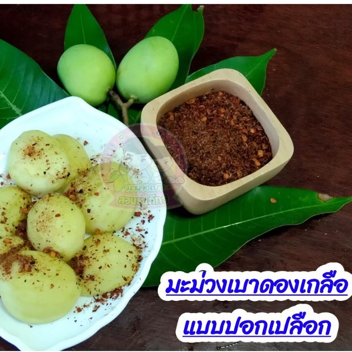 สวนธนภัทร มะม่วงเบาดองเกลือแบบปลอกเปลือก ขนาด 250 กรัม พร้อมพริกเกลือ - รูปที่ 2