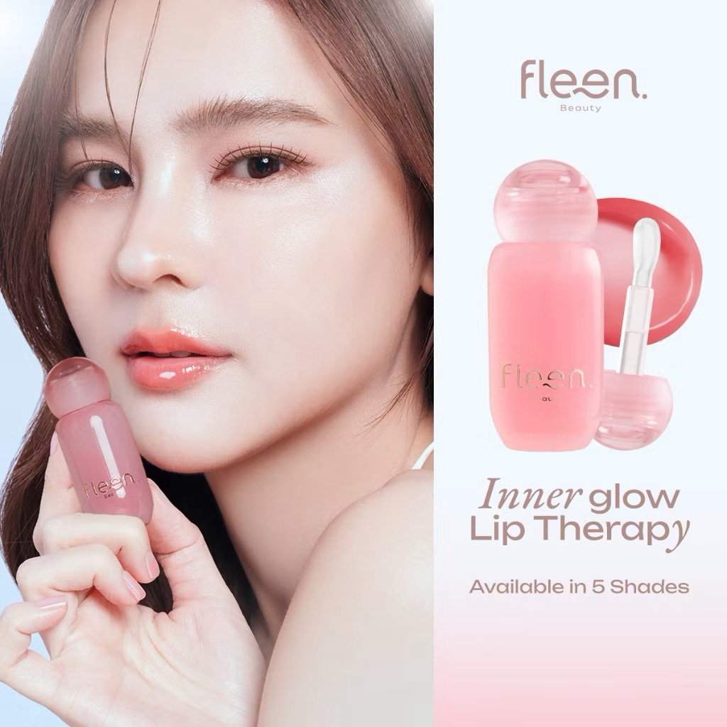 ( พร้อมส่ง ) Fleen Beauty Inner Glow Lip Therapy | อินเนอร์ โกลว์ ลิป เทอราพี ลิปบำรุงปาก Gel to oil