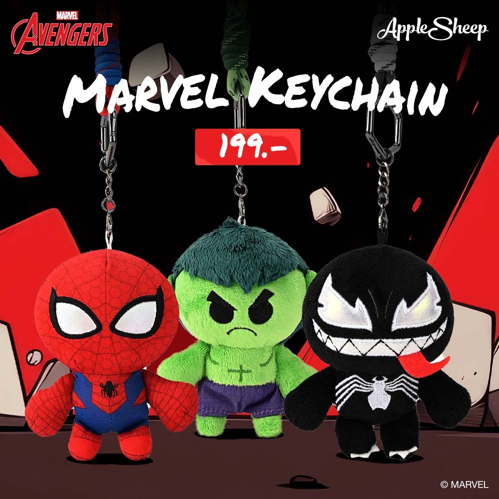[Marvel Keychain] พวงกุญแจตุ๊กตา มาร์เวล พวงกุญแจ สไปเดอร์แมน/ฮัลค์/เวน่อม ของขวัญ ของสะสมมาร์เวล ลิขสิทธิ์แท้