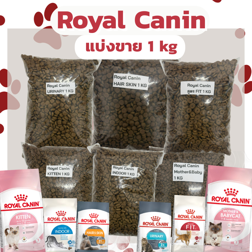 Royal Canin อาหารแมวแบ่งขาย 1kg: สูตรเฉพาะบำรุงครบวงจรเพื่อสุขภาพดี