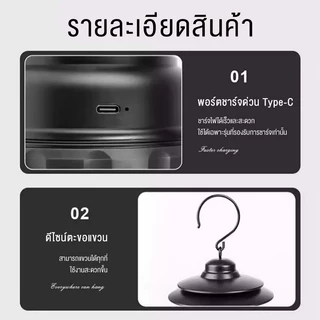 โคมไฟแคมป์กลางแจ้งย้อนยุค COB แคมป์ไฟแบบพกพา LED โคมไฟฉุกเฉิน โคมไฟฉุกเฉิน ตะเกียง LED ชาร์จไฟได้ สามารถปรับระดับความสว่