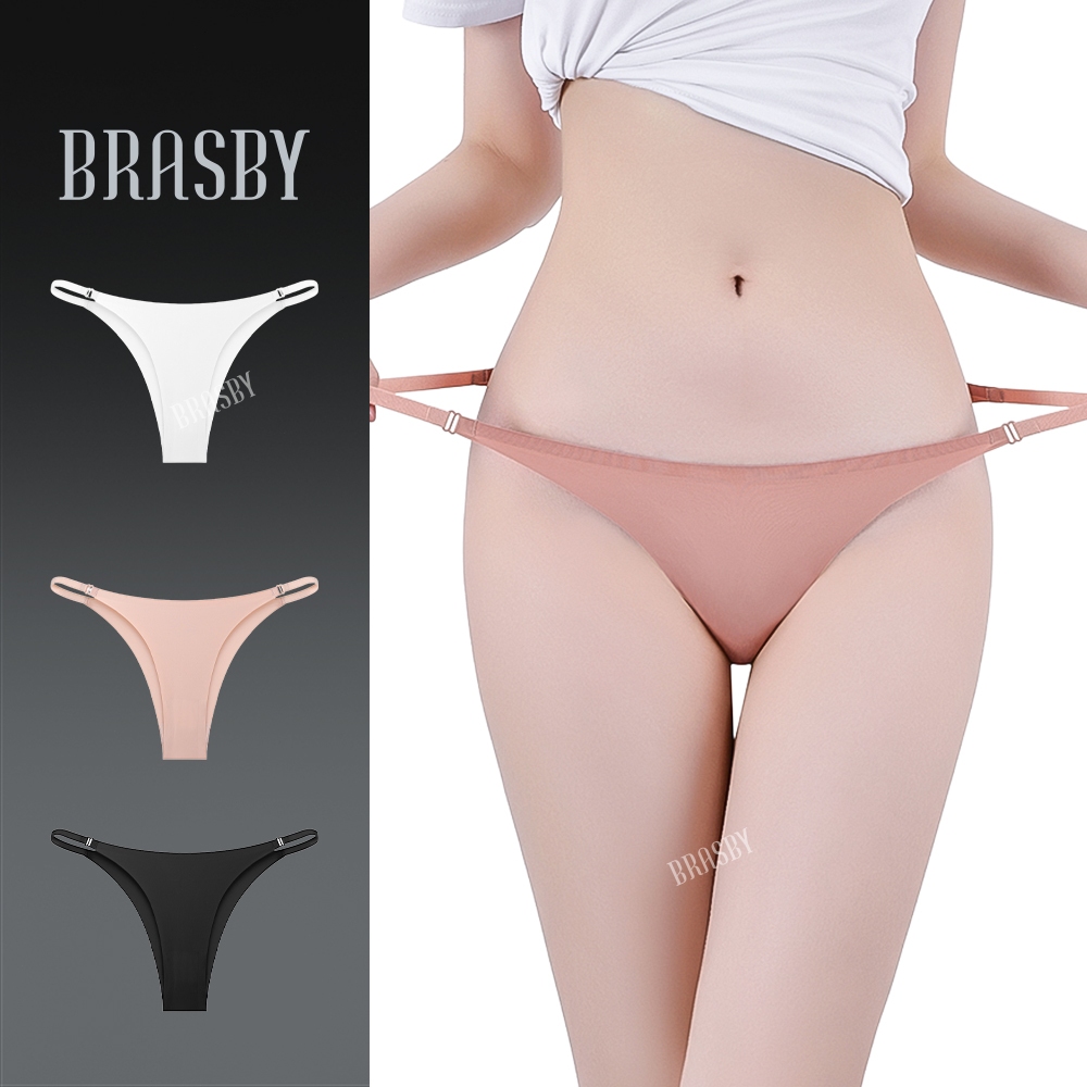 🎉Brasby🎉กางเกงชั้นในเอวต่ำ กางเกงชั้นในจีสตริง เซ็กซี่ สบาย และระบายอากาศได้ดี