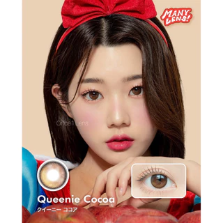 *เติมสต็อค* ManyLens รุ่น Queenie Cocoa / Charcoal (Vitamin A+) เลนส์รายเดือน