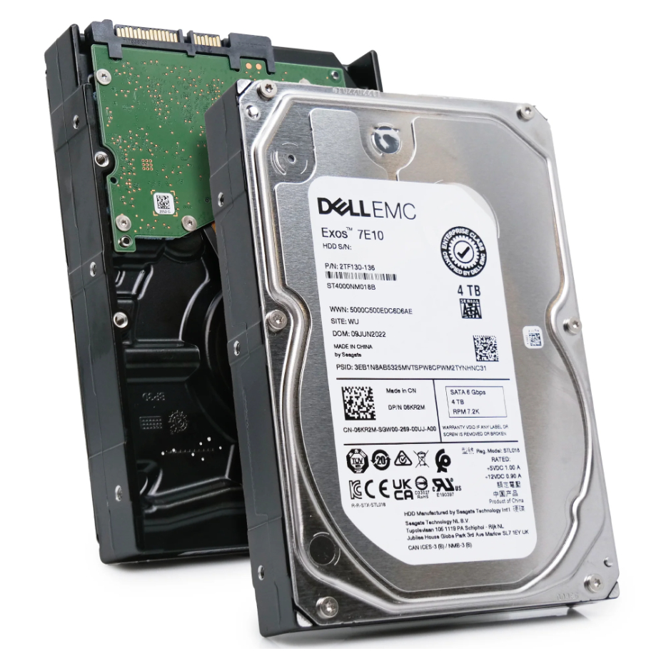 Dell Exos 7E10 4TB 7200RPM SATA 6Gb/s 3.5" Enterprise Class Internal Drive ST4000NM018B