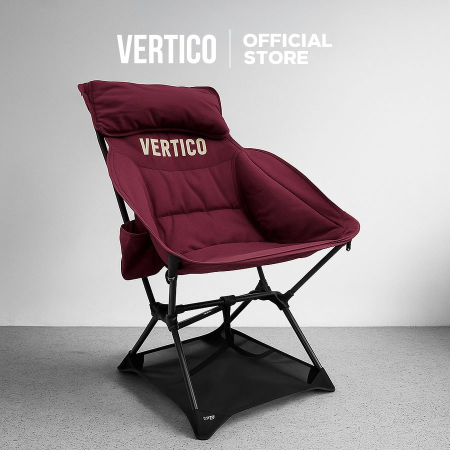 เก้าอี้แคมป์ปิ้ง VERTICO รุ่น Oversize เก้าอี้พกพา รุ่นกว้างพิเศษ นั่งสบายกว่าเดิม มีที่พักแขน