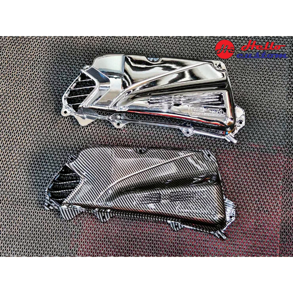 ครอบกรอง ลายเคฟล่า Giorno+ กรองอากาศ ใส่แทนของเดิม Giorno 125