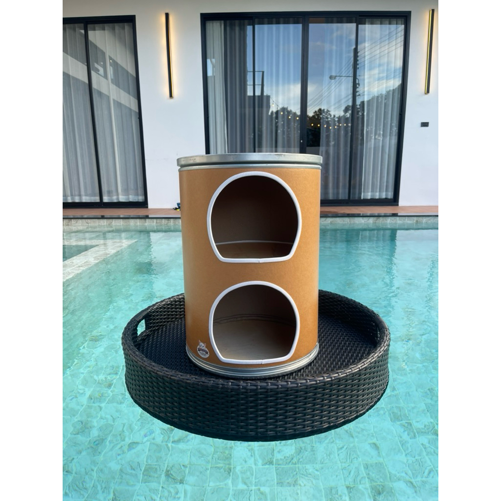 บ้านแมวสไตล์วินเทจแข็งแรงมาก