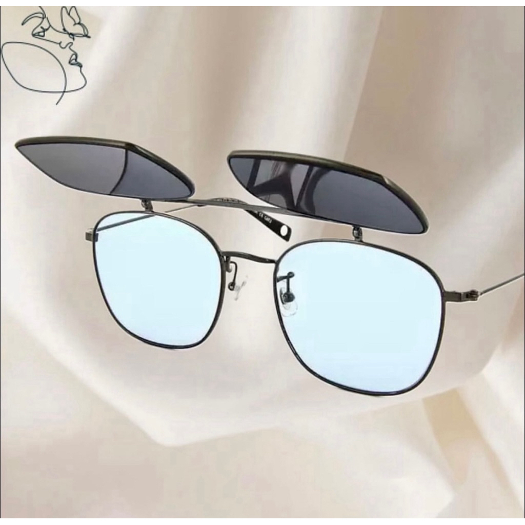 ส่งต่อ แว่นตากันแดด OWNDAYS - Retro Sunglasses มือสองของแท้