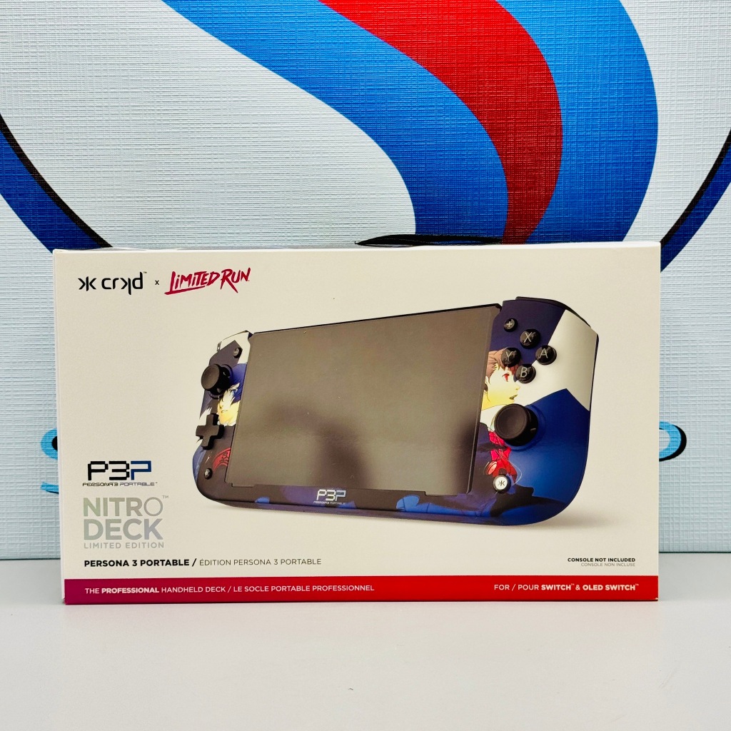 (P3P Cover) 🎮 [CRKD] Limited Run Games x CRKD Nitro Deck Limited Edition with Carry Case