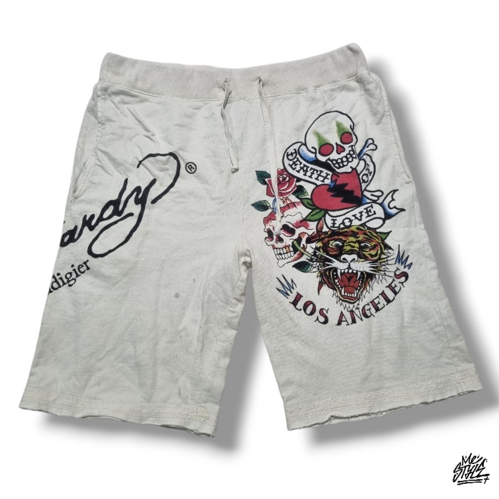 ed hardy กางเกงขาสั้น 3 ส่วนมือสอง32+-/21.5