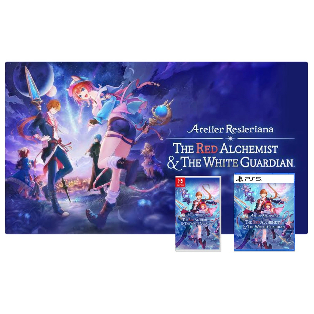 PS5,Switch 1,2 🐔🍄Games Atelier Resleriana: The Red Alchemist & the White Guardian (มือ1+Code)