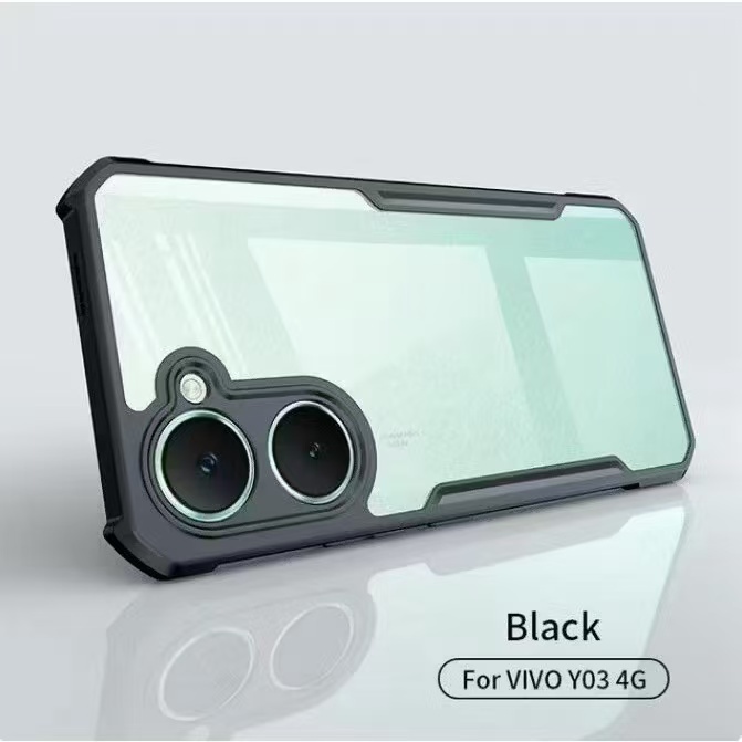 เคสกันรอยกล้อง สำหรับ Vivo Y03 Y03T Y18 Y28S Y36 Y27S Y27 5G Y27 4G Y17S Y28 4G V30 Pro V30Eเคสหลังใส
