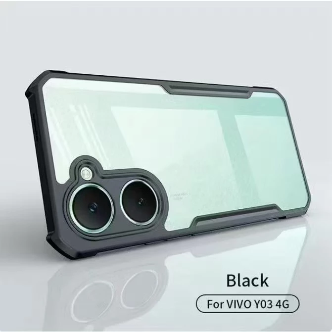 เคสกันรอยกล้อง สำหรับ Vivo Y03 Y03T Y18 Y28S Y36 Y27S Y27 5G Y27 4G Y17S Y28 4G V30 Pro V30Eเคสหลังใส