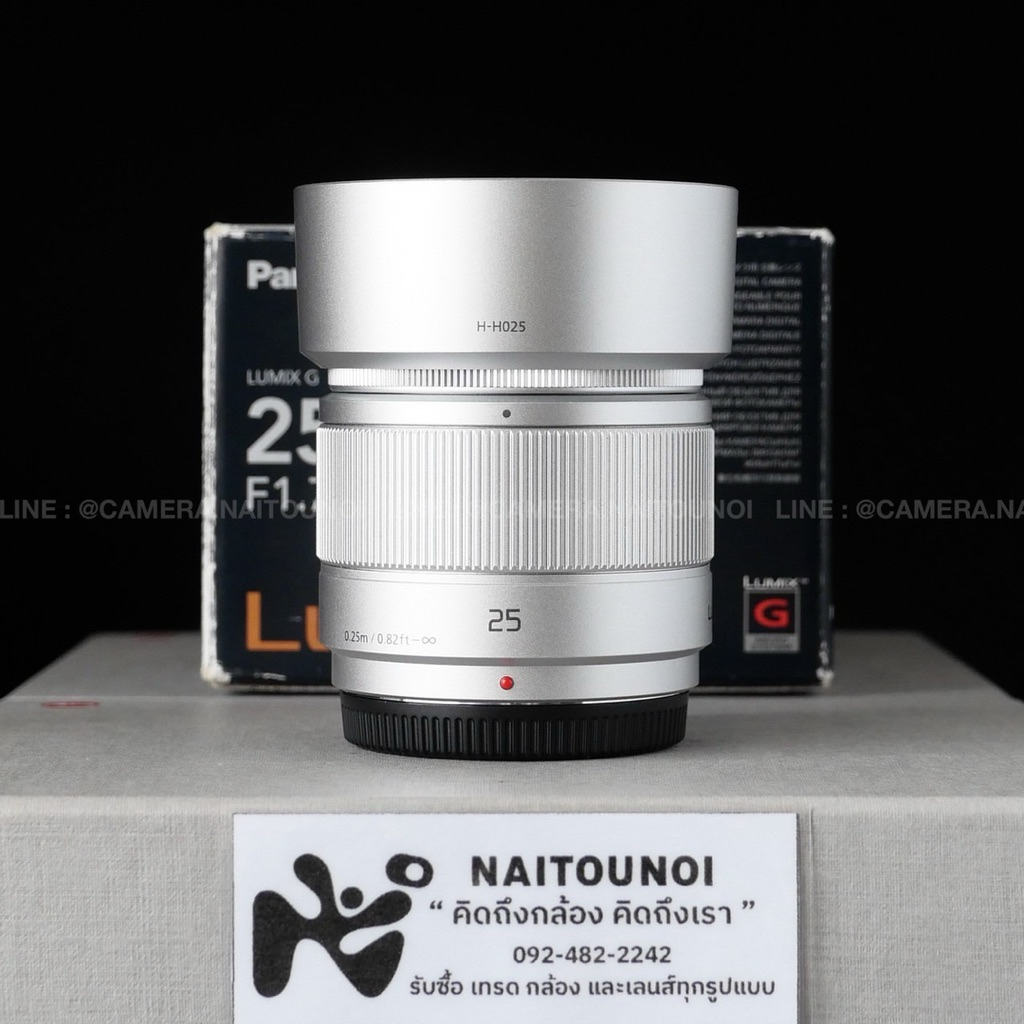 ( Used!! ) Panasonic Lumix G 25 F1.7 ASPH. Silver < Mint+ >