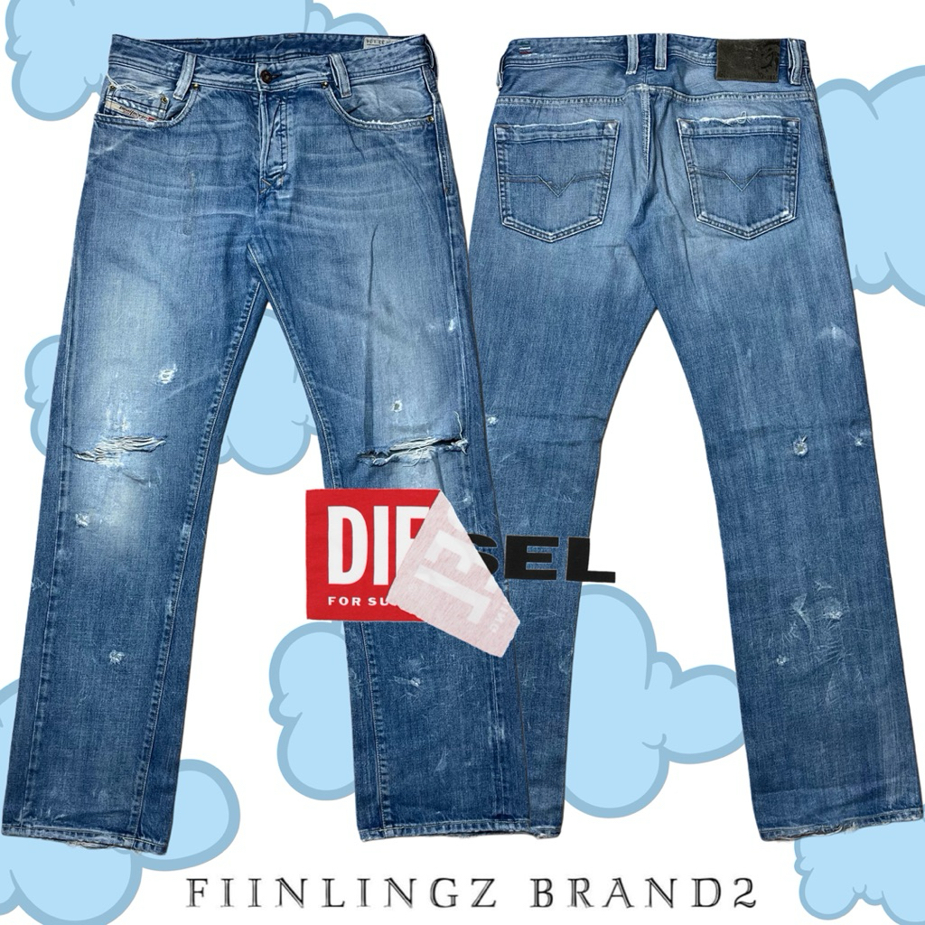 DIESEL กางเกงยีนส์ แบรนด์เนม ของแท้ 💯%