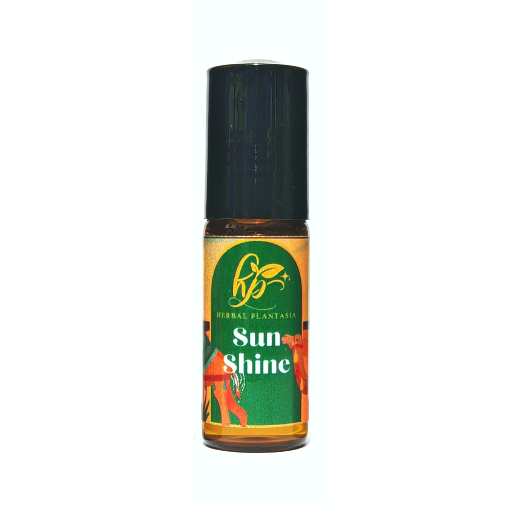 พิมเสนน้ำหอมระเหย Herbal Plantasia กลิ่น Sun Shine ช่วยปรับสมดุลและความสัมพันธ์และ 5 ml.
