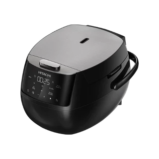 Hitachi ฮิตาชิ หม้อหุงข้าวขนาด 1.0 ลิตร 860-1,020W รุ่น RZ-R10XP BK สีดำ