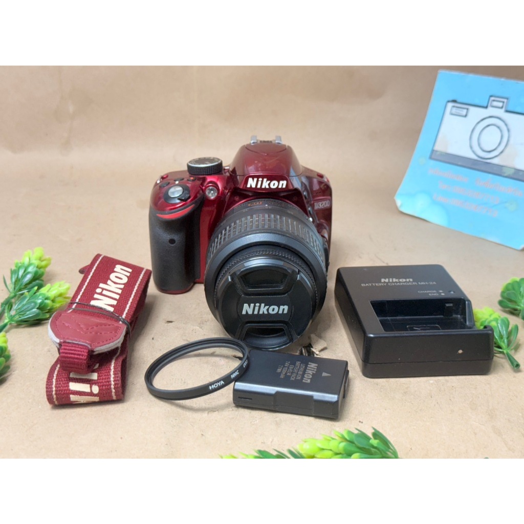 Nikon d3200 พร้อมเลนส์ 18-55 เมนูไทย พร้อมใช้งาน