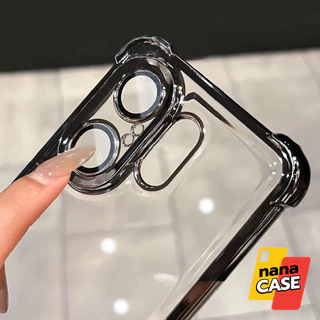 Case เคสมือถือรุ่นVivo Y03 Y03T Y18 Y04(4G) Y29s(5G) Y19s Y29(4G) Y39(5G) Y100 Y200 ใสขอบเงาเลนส์กันกล้อง ขาตั้งแม่เหล็ก