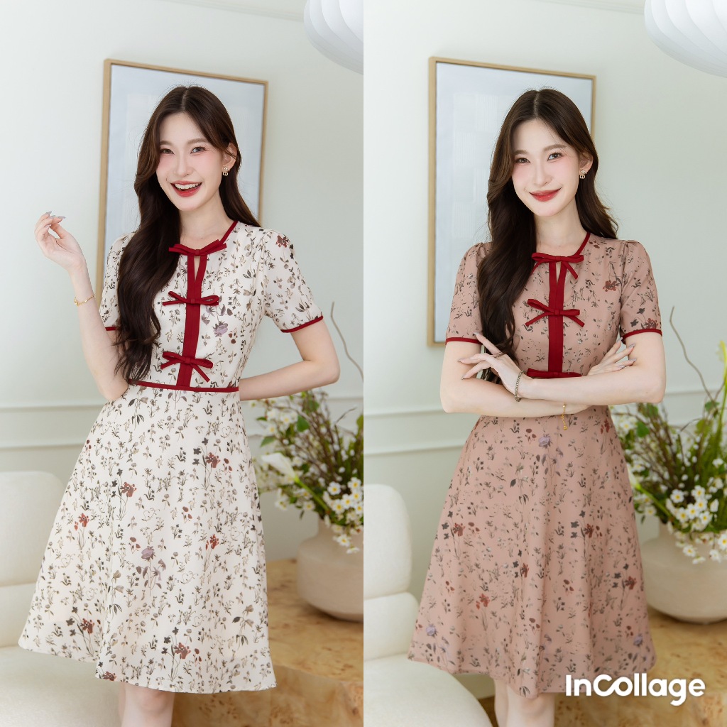 497-03-04โบว์แดงครีมและปูนแดง