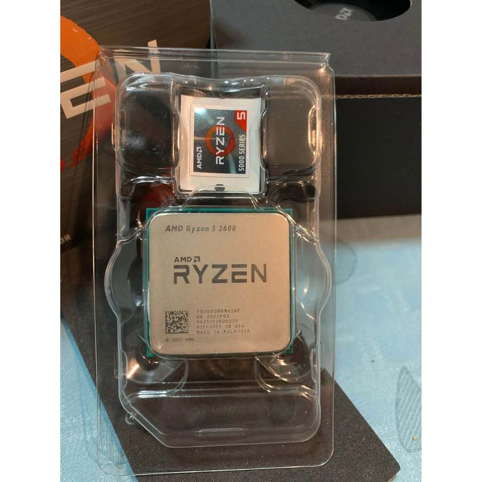 AMD Ryzen 5 2600 6C/12T 3.4GHz (Boost 3.9GHz) R5 2600 AM4 R5 2600 (มือสอง)